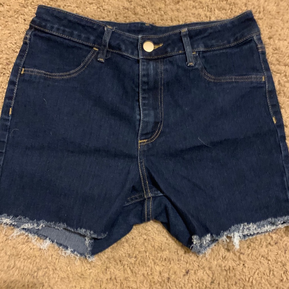 Dark was jean shorts
